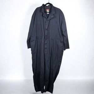 Bulwark FR Flame Resistant Navy Blue‎ Work Jumpsuit Coveralls Mens 58-RG